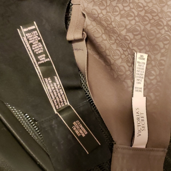 Pair of vs bras size 36ddd gray and black - Picture 3 of 4